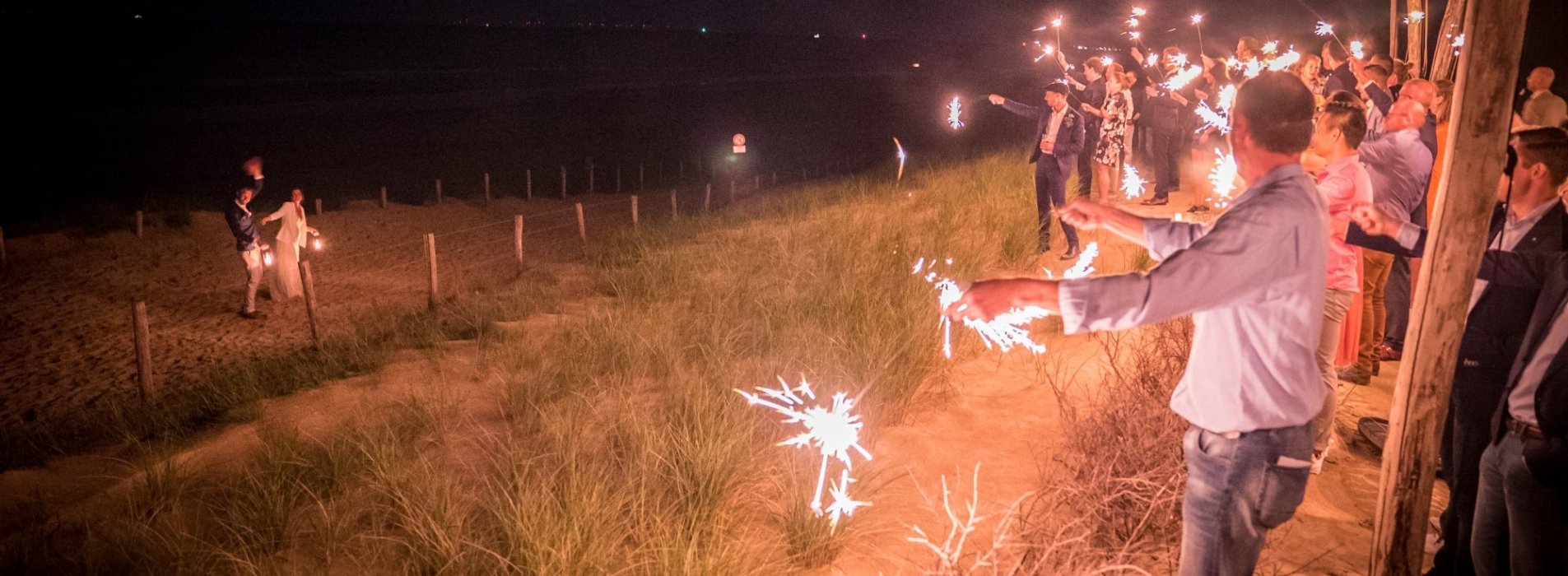 afscheid trouwen aan zee